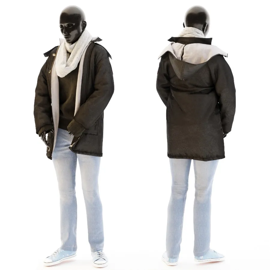 furniture - Female mannequin 2 3D Model