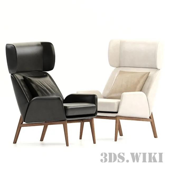 furniture - Fendi Casa Hermann Armchair 3D Model