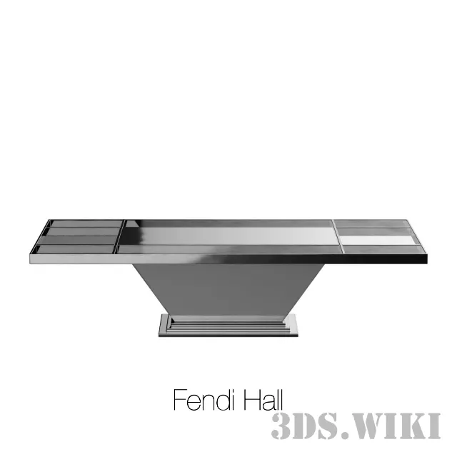 furniture - Fendi Hall table 3D Model