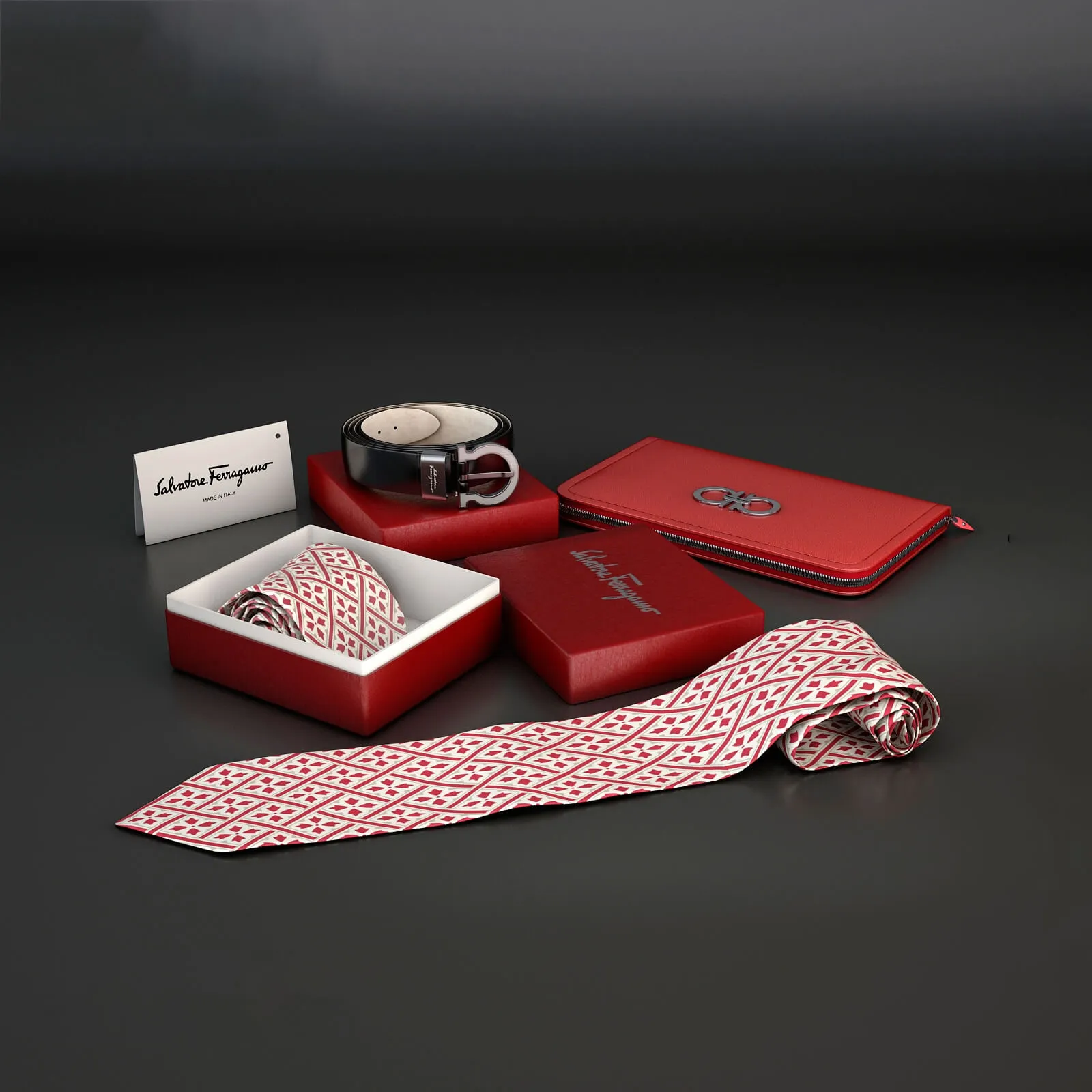 furniture - Ferragamo set 2 3D Model