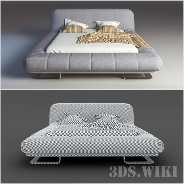furniture - FFD Bed 3D Model