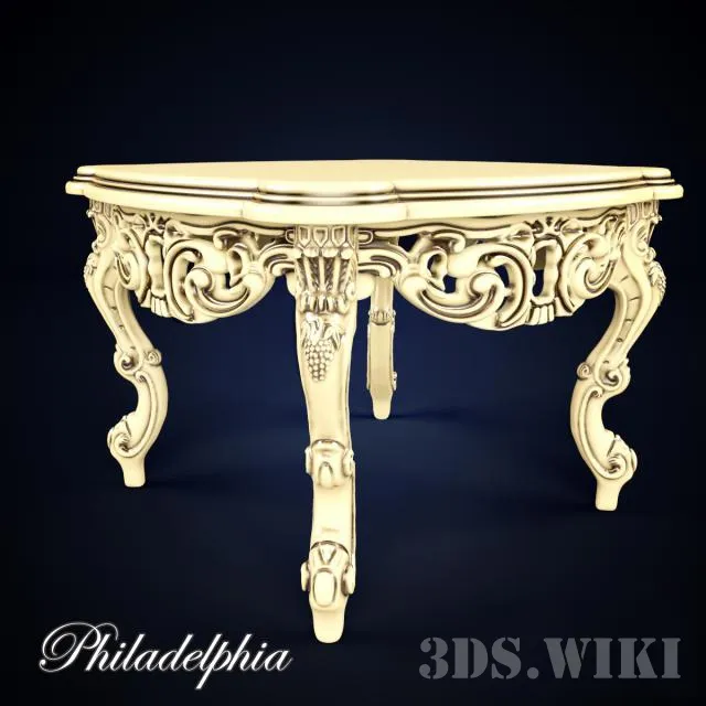 furniture - Fila Philadelphia table 3D Model