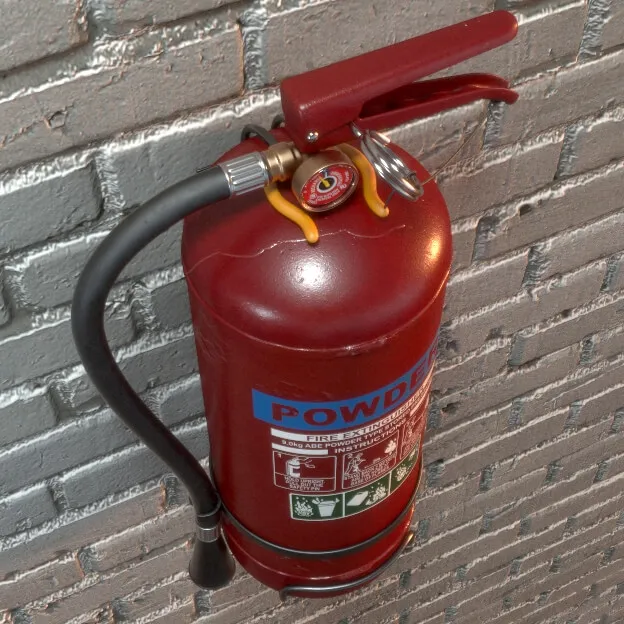 furniture - Fire extinguisher 3D Model