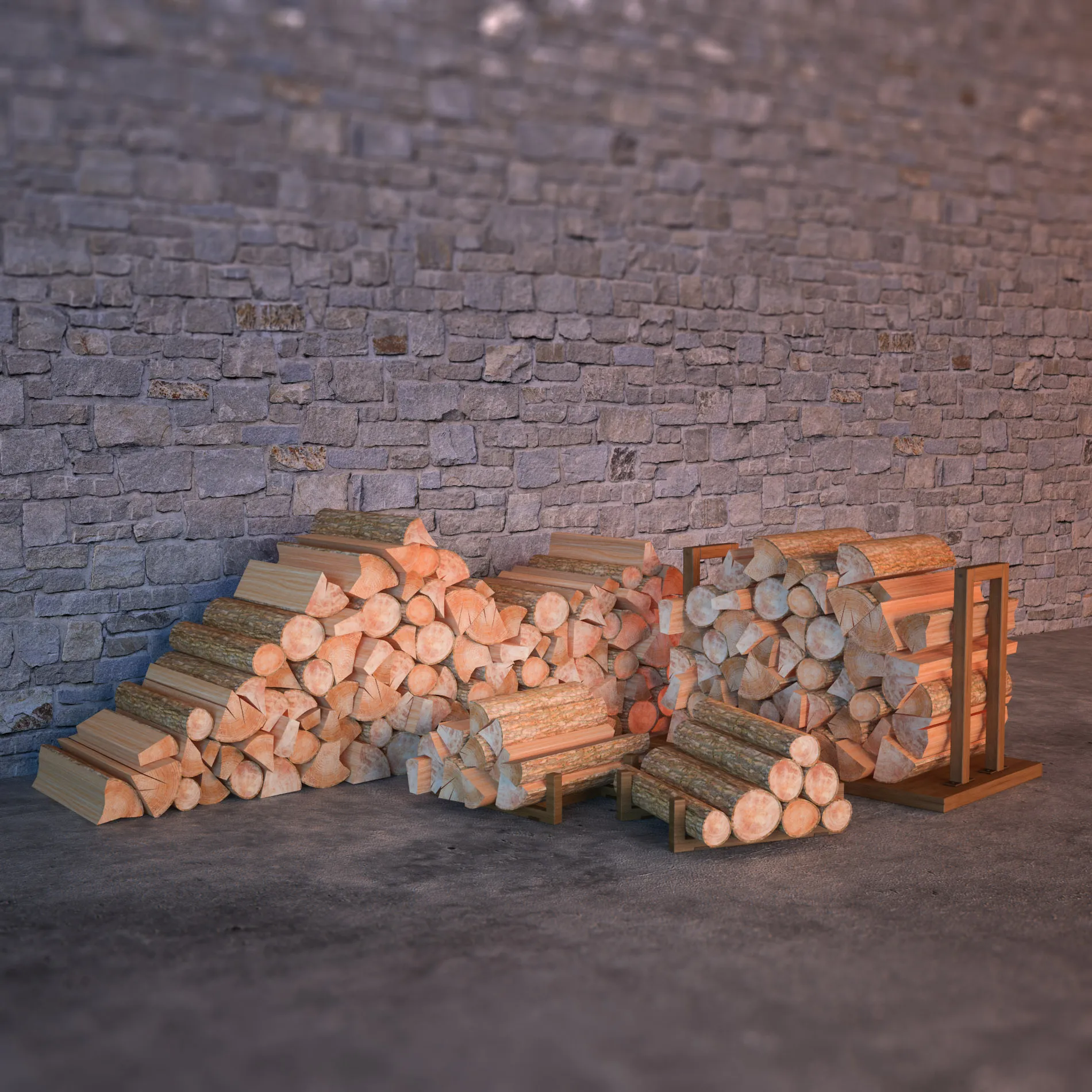 furniture - Firewoods 97 3D Model