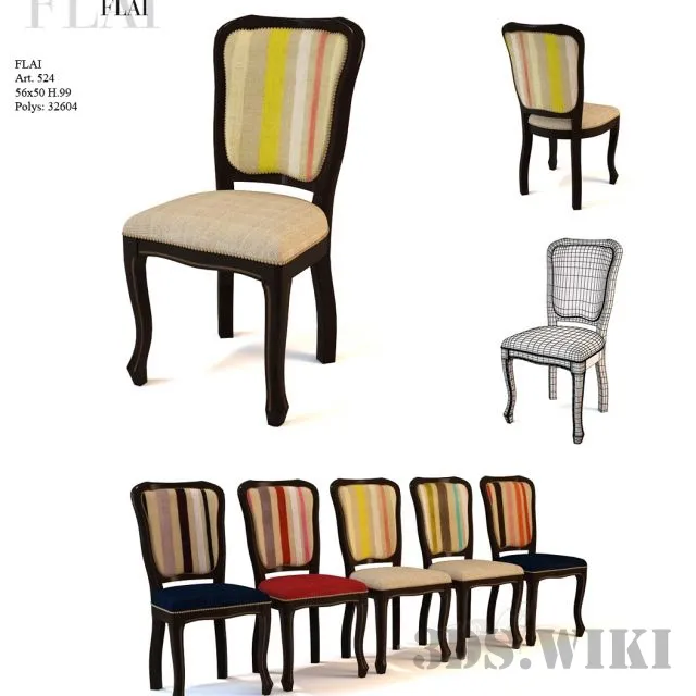 furniture - Flai 524 chair 3D Model