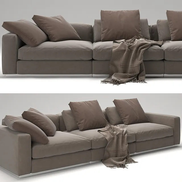 furniture - Flexform sofa 002 3D Model