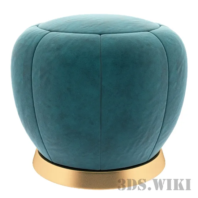 furniture - Florence ottoman 3D Model