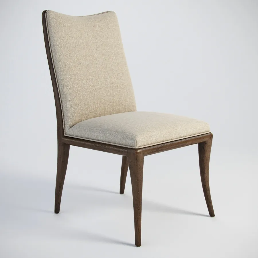 furniture - Florence side chair  442.022-LI01 3D Model