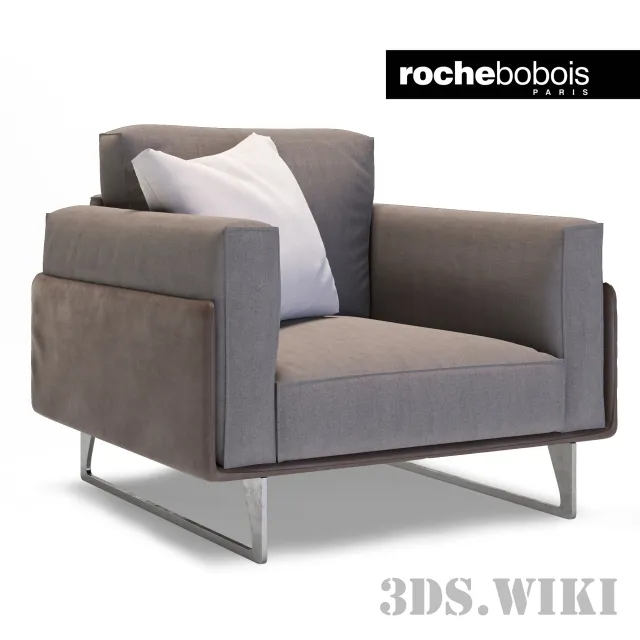 furniture - Focus armchair - Roche Bobois 3D Model