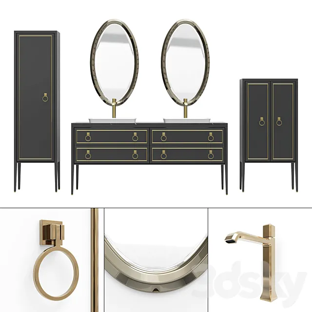 Furniture for a bathtub Elegance Napoleon 3 by Mia Italia Free Download