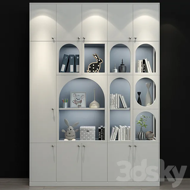 Furniture for a children 0191 3D Model