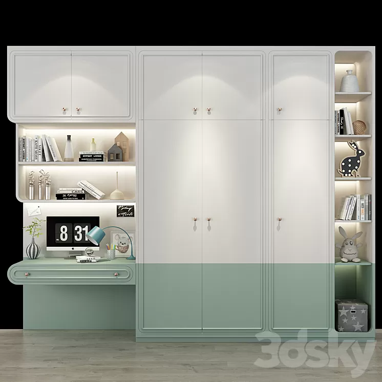 Furniture for a children 0248 3D Model