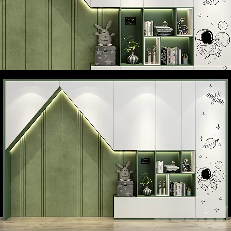 Furniture for a children 0292 3D Model