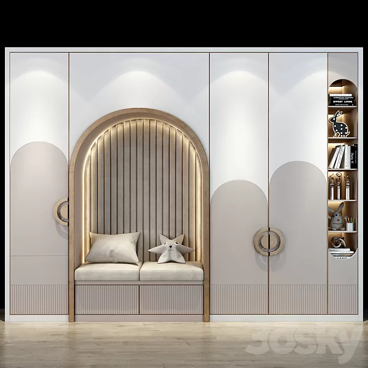 Furniture for a children 0299 3D Model