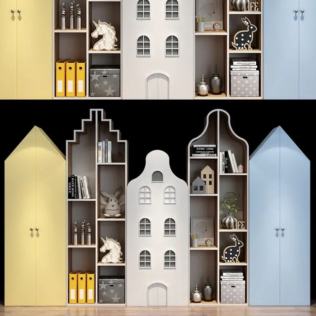 Furniture for a children 0306 3D Model