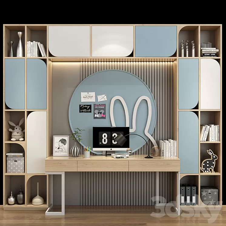 Furniture for a children 0321 3D Model