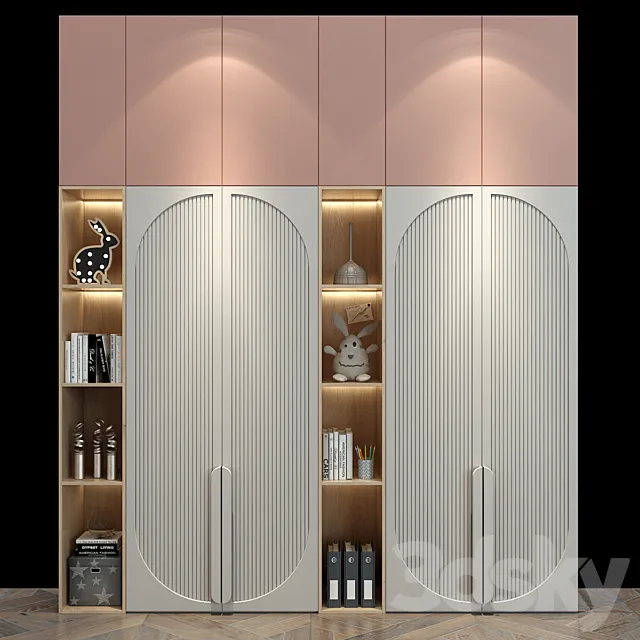 Furniture for a children 0327 3D Model