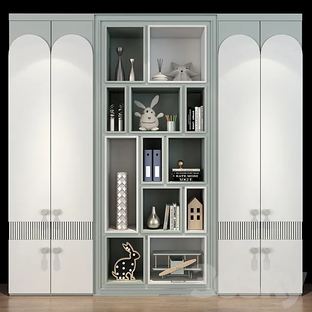 Furniture for a children 0329 3D Model