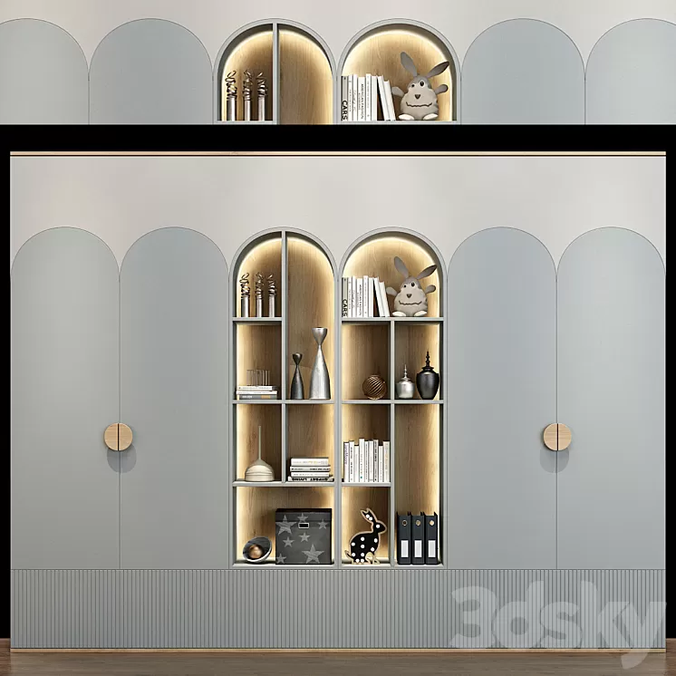 Furniture for a children 0341 3D Model