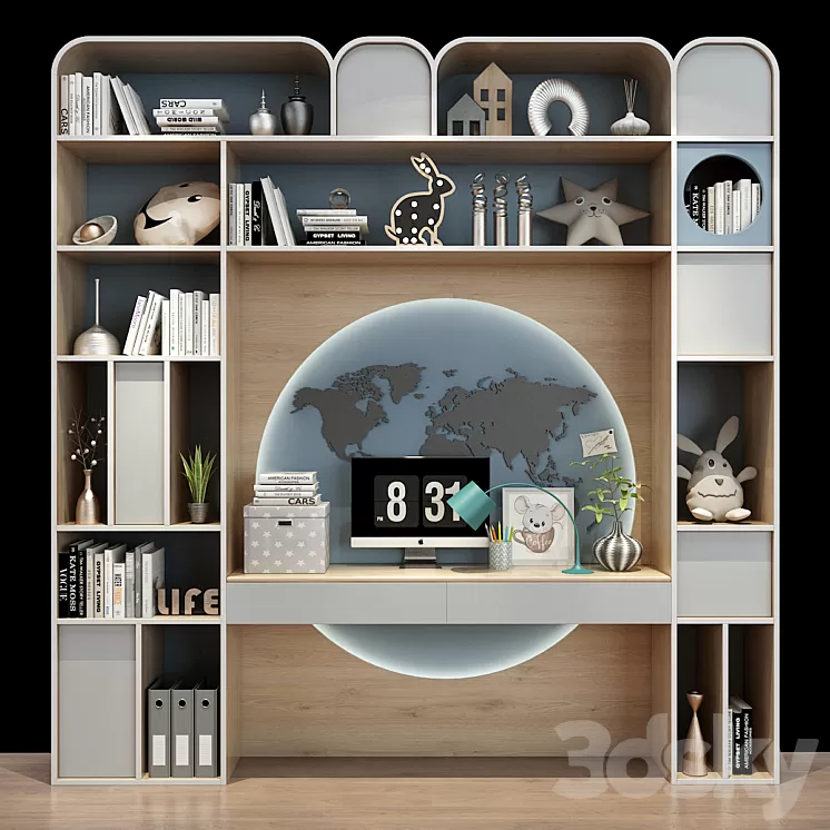 Furniture for a children 0366 3D Model