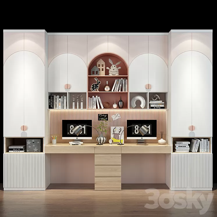 Furniture for a children 0382 3D Model