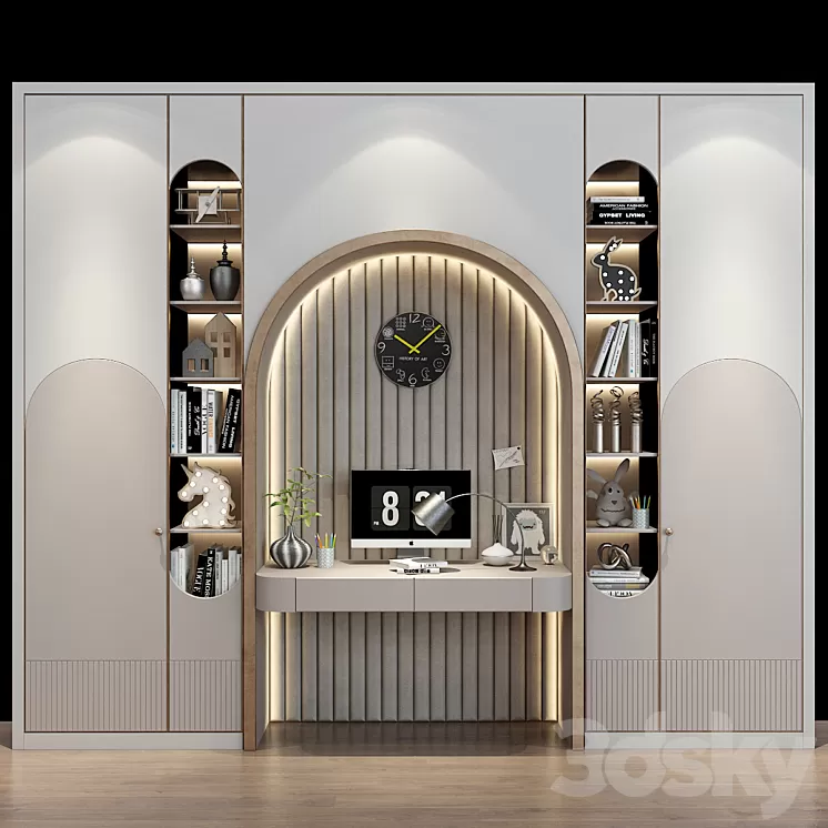 Furniture for a children 0414 3D Model Free