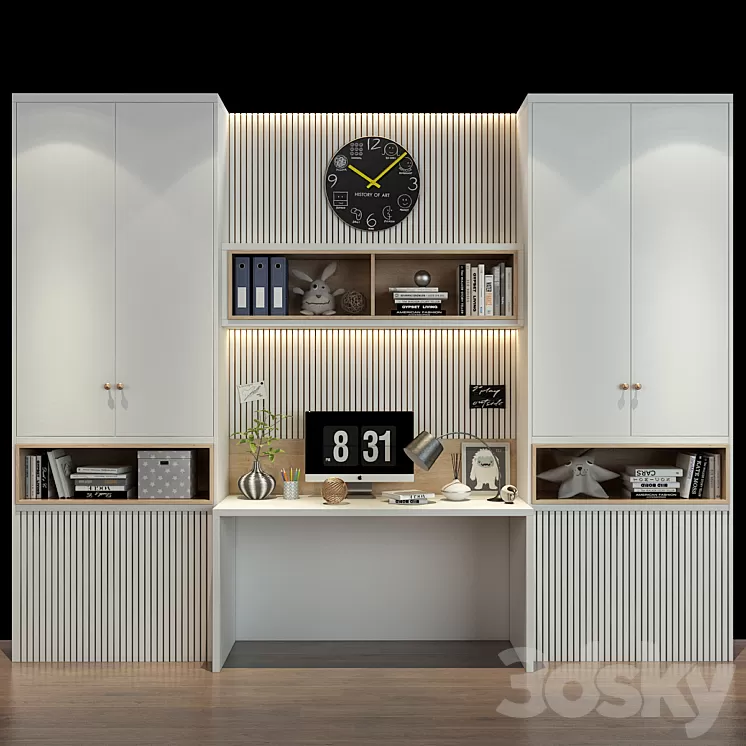 Furniture for a children 0433 3D Model Free