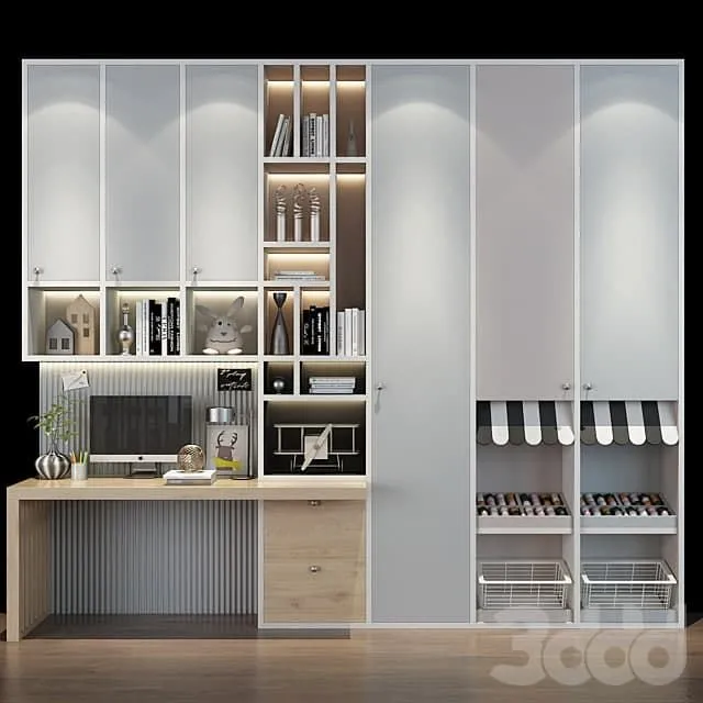 Furniture for a children 0468 3D Model