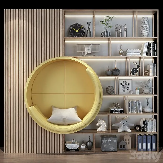 Furniture for a children 0479 3D Model