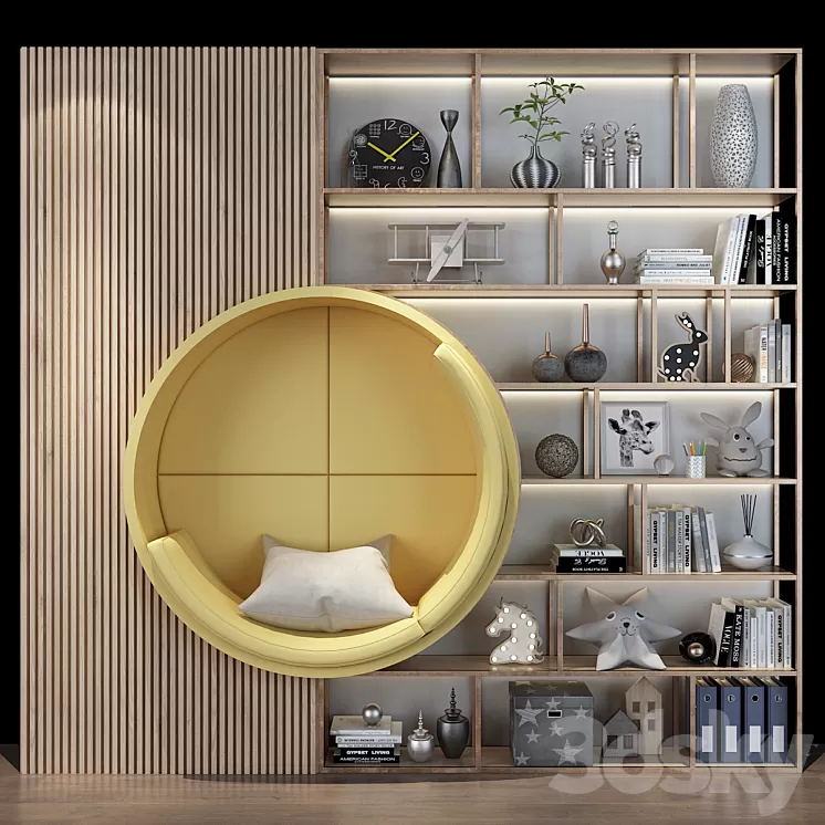 Furniture for a children 0479 3D Model