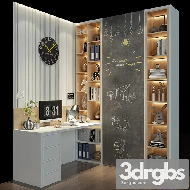 Furniture For A Children 0486 3D Model Free