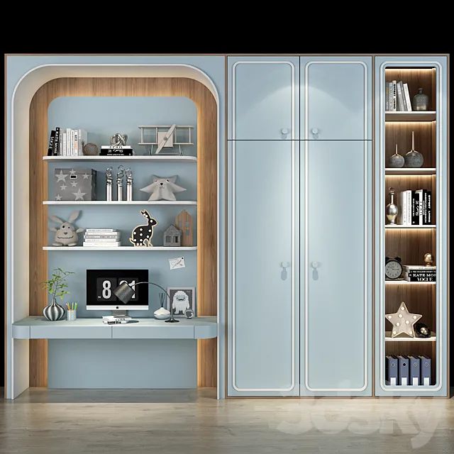 Furniture for a children 0496 3D Model