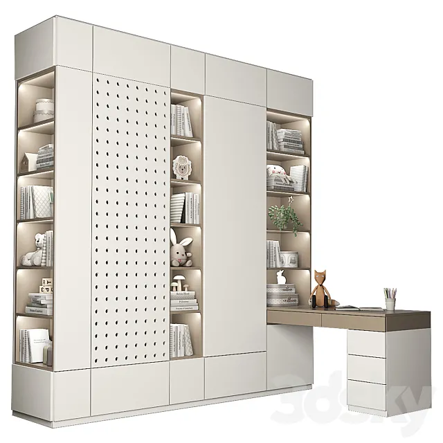 Furniture for a children's room 86 3DModel