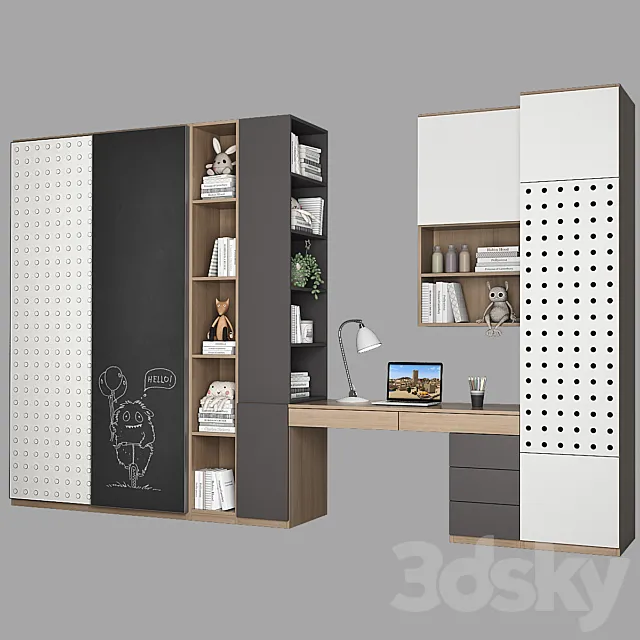 Furniture for a children's room 89 3D Model