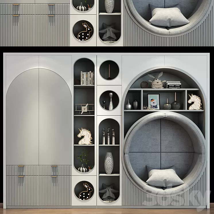 Furniture for children 0575 3D Model Free