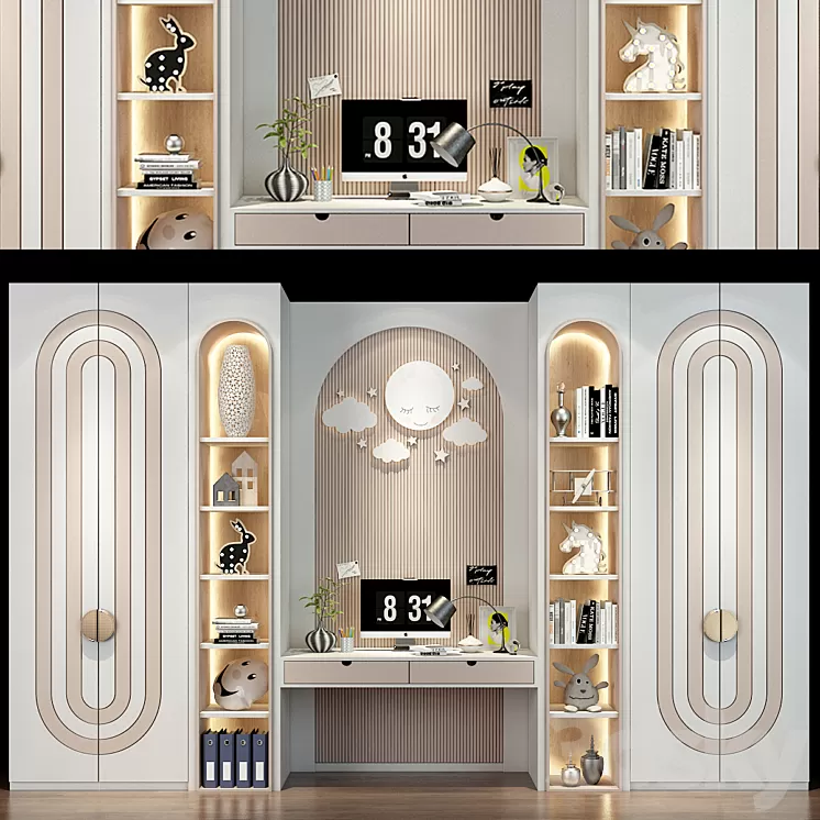 Furniture for children 0578 3D Model Free