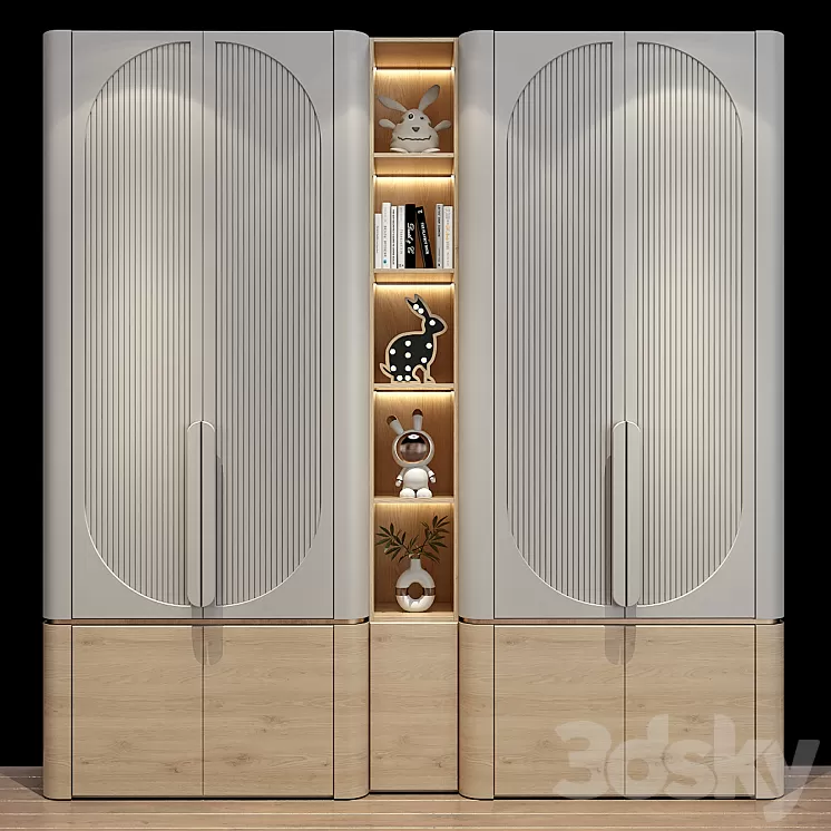 Furniture for children 0612 3D Model Free