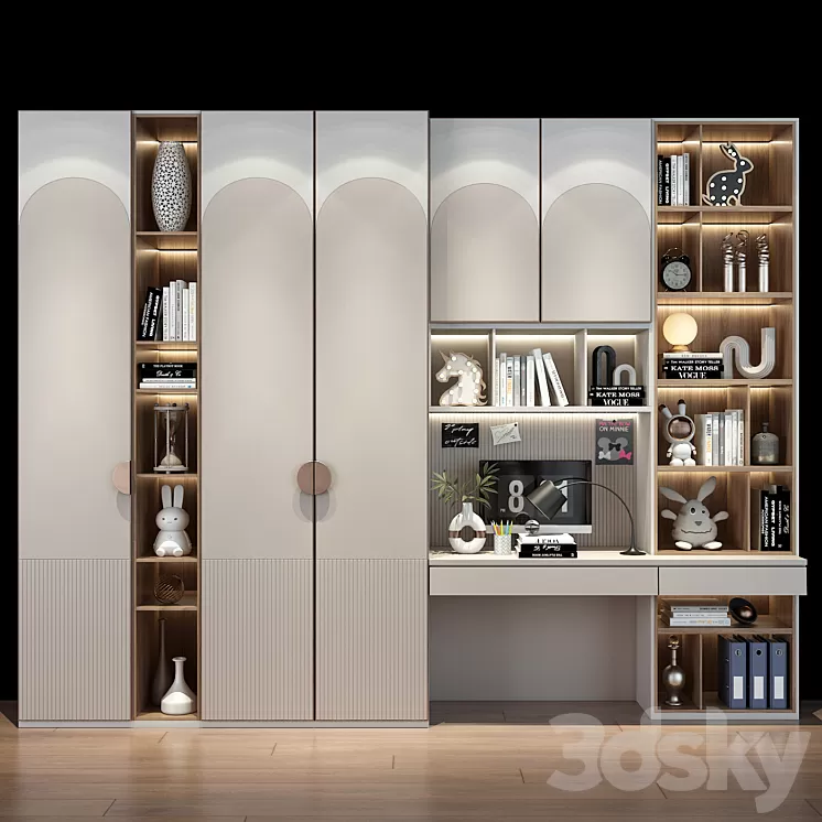 Furniture for children 0620 3D Model Free