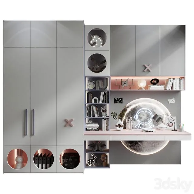 Furniture for children 0639 3D Model