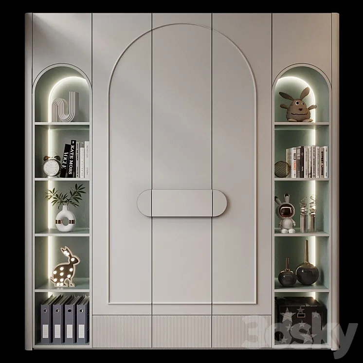 Furniture for children 0649 3D Model Free