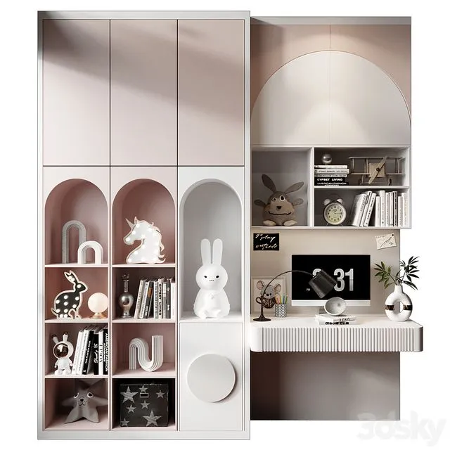 Furniture for children 0656 3D Model