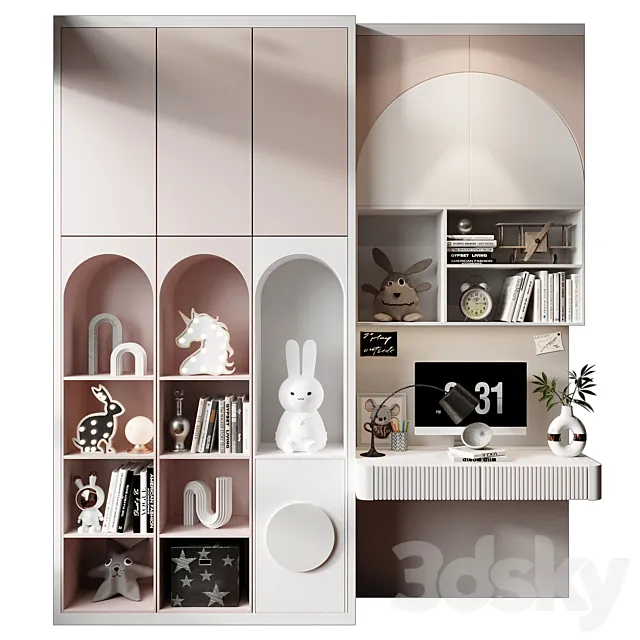 Furniture for children 0656 3D Model