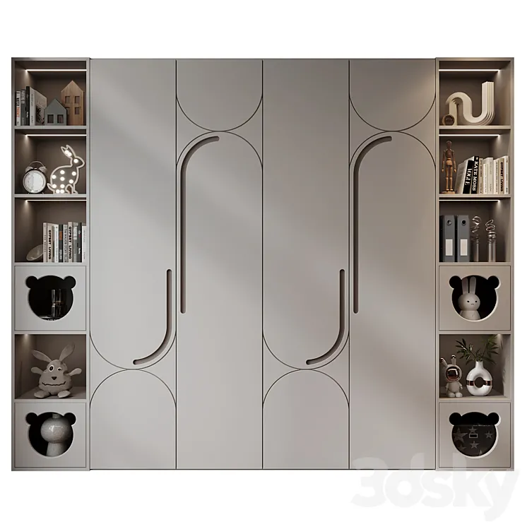 Furniture for children 0666 3D Model Free