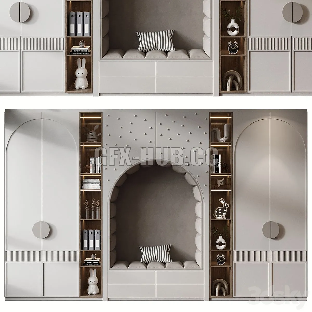 Furniture for children 0674 3D Model