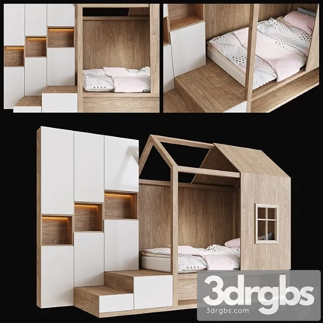 Furniture for Children 2 3D Model Free