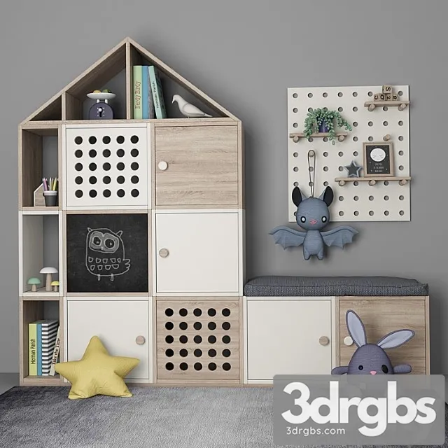 Furniture For Children 3D Model Free