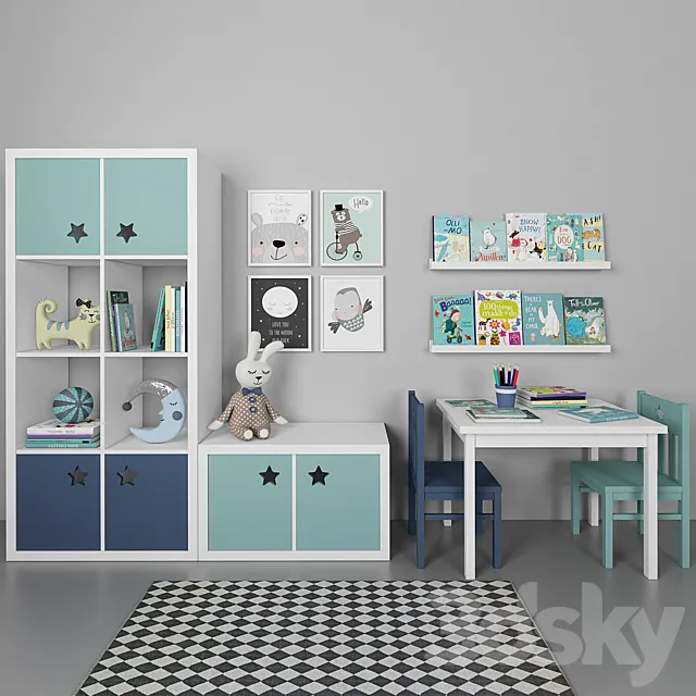 Furniture for children 3DModel