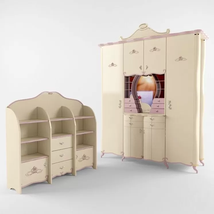 Furniture for children's Forni Mobili Orchidea 3D Model