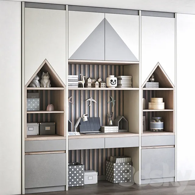 Furniture for nursery 10 3DModel