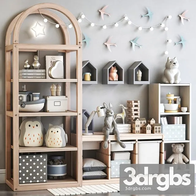 Furniture For Nursery 8 3D Model Free